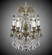 Finisterra Five Light Chandelier in Polished Brass w/Black Inlay (183|CH2051-OTK-12G-ST)