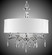 Kaya Six Light Chandelier in Pewter w/Polished Nickel Accents (183|CH5603-G-37G-38G-ST-HL)