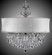 Llydia Ten Light Chandelier in Antique White Glossy (183|CH6562-ALN-04G-PI-GL)