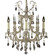 Parisian Four Light Chandelier in Satin Nickel (183|CH7011-B-07G-ST)