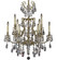 Parisian Nine Light Chandelier in Antique White Glossy (183|CH7423-O-04G-ST)