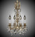 Biella Four Light Chandelier in Polished Brass w/Black Inlay (183|CH9210-ALN-12G-ST)