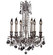 Biella Six Light Chandelier in Aged Bronze satin (183|CH9212-ATK-13S-ST)
