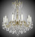 Crystella Ten Light Chandelier in Polished Brass w/Black Inlay (183|CH9285-O-12G-PI)