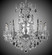 Venetian 12 Light Chandelier in Antique Black Glossy (183|CH9382-O-02G-PI)