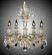 Rosetta Five Light Chandelier in Polished Brass w/Umber Inlay (183|CH9502-OTK-01G)