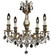 Rosetta Five Light Chandelier in Polished Brass w/Umber Inlay (183|CH9512-OLN-01G-PI)