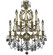 Rosetta Ten Light Chandelier in Polished Brass w/Black Inlay (183|CH9532-OTK-12G-PI)