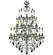 Rosetta 24 Light Chandelier in Antique Black Glossy (183|CH9582-OTK-02G-ST)