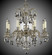 Marlena Eight Light Chandelier in True Brass (183|CH9714-A-16G-ST)