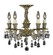 Finisterra Five Light Flush Mount in Antique White Glossy (183|FM2015-O-04G-ST)