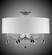 Kensington Six Light Flush Mount in Pewter w/Polished Nickel Accents (183|FM5496-O-37G-38G-ST-HL)