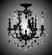 Parisian Three Light Flush Mount in Antique Black Glossy (183|FM7010-B-02G-ST)