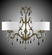 Chateau Six Light Island Pendant in Antique White Glossy (183|IL9661-OLN-04G-ST-GL)