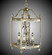 Lantern Four Light Lantern in Satin Nickel w/ Silver Accents (183|LT2413-A-07G-08G-ST)