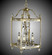 Lantern Four Light Lantern in Polished Brass w/Umber Inlay (183|LT2413-ATK-01G-ST)