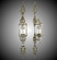 Lantern Three Light Wall Sconce in Satin Nickel (183|WS2290-A-07G-ST)