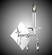 Kaya One Light Wall Sconce in Old Bronze w/Old Brass Accents (183|WS5511-G-35S-36G-ST)