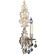Wall Sconce One Light Wall Sconce in White Nickel (183|WS9484-U-10W-ST)