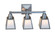 A-Line Three Light Wall Sconce in Slate (37|AS-3TRM-S)