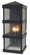 Barcelona Three Light Wall Mount in Rustic Brown (37|BAW-10CLR-RB)