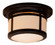 Berkeley Two Light Flush Mount in Mission Brown (37|BCM-12CR-MB)