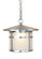 Berkeley One Light Pendant in Mission Brown (37|BH-14WO-MB)
