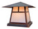 Carmel One Light Column Mount in Raw Copper (37|CC-12TWO-RC)