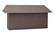 Evergreen Mail Box in Rustic Brown (37|EMBL-RB)