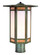 Etoile One Light Post Mount in Verdigris Patina (37|ETP-11GWC-VP)
