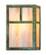 Mission One Light Wall Mount in Mission Brown (37|MS-10ERM-MB)