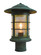 Newport One Light Post Mount in Pewter (37|NP-9M-P)