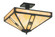 Pasadena Four Light Ceiling Mount in Antique Brass (37|PIH-11OM-AB)
