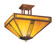 Prairie Four Light Ceiling Mount in Rustic Brown (37|PIH-12M-RB)