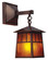 Raymond One Light Wall Mount in Mission Brown (37|RB-8AM-MB)