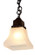 Ruskin One Light Pendant in Antique Brass (37|RH-1-AB)