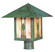 Timber Ridge One Light Post Mount in Slate (37|TRP-12AROF-S)