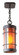 Valencia One Light Pendant in Mission Brown (37|VH-9NRAM-MB)