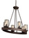 Menlo Park Six Light Chandelier in Oil Rubbed Bronze (78|AC10005)