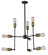 Jersey Nine Light Chandelier in Vintage Brass (78|AC10589VB)