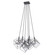 Artistry Six Light Chandelier in Matte Black & Polished Nickel (78|AC11119PN)