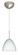 Sasha One Light Pendant in Satin Nickel (74|1BC-757207-LED-SN)