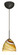 Sasha One Light Pendant in Bronze (74|1BC-7572HN-BR)