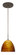 Sasha One Light Pendant in Bronze (74|1BT-757218-BR)
