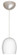 Lucia One Light Pendant in Satin Nickel (74|1JC-169707-SN)