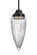Sulu One Light Pendant in Black (74|1JC-SULUCL-BK)