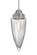 Sulu One Light Pendant in Satin Nickel (74|1JC-SULUCL-SN)