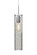 Juni One Light Pendant in Satin Nickel (74|1JT-JUNI16CL-EDIL-SN)
