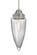 Sulu One Light Pendant in Satin Nickel (74|1JT-SULUCL-SN)