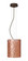 Tamburo One Light Pendant in Bronze (74|1KG-4006CS-LED-BR)